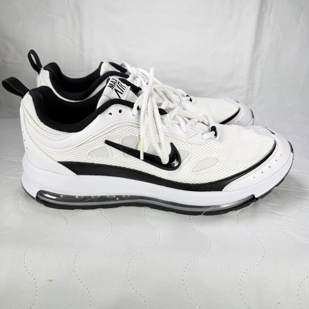 Nike Air Max AP Shoes Mens Size 12 White Black Running Sneakers CU4826-100